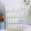 Nagellack Glenys Gel Polishing Macaron 32 Color Set Vanilla Milk Shake Series Cream Texture Gel UV LED Nail Salon Design Partihandel 230822