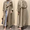 Kadınlar Saplar Blazers Moda Katı Trenç Maksi Ceketleri Zanzea 2023 Sıradan Yakası Çifte Breated Paltolar Kadın Uzun Kollu Katlar Büyük boy 230822
