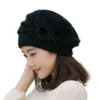 Berets moda elegancka dama kobiety beret beret beret culean klasyczny wełna wełna czapka kwiatowa Keep Winter Miękki stały kolor czapki 230822