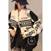 Herren Hoodies Sweatshirts American Retro abtrennbar Motorrad Baseballjacke Frauen Y2K Street Hip Hop Trend Wild Jacke Casual Lose Jacket Top 230822