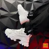 Height Increasing Shoes Winter Warm Plush Fur Sneakers Men Lace Up Casual Shoes Height Increased Sports Trainers Black Tenis Shoes Male High Heels 230822