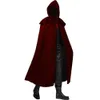 Men's Jackets European Halloween Party Cape Medieval Multicolor Cloak Coat Fashion Gothic Cosplay Long Hooded Costume 230822