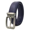 Andra modetillbehör Stylish Men s Leather Belt Casual Pin Buckle Youth Travel Svart Blue White Dark Brown Yellow A3374 230822