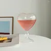 Bicchieri di vino in vetro acquatico della Corea del Sud in stile Ins-in stile tazza femminile Adorabile Creative Love Decorazione per la casa 180ml