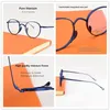 Fashion Sunglasses Frames Retro Round Glasses Frame Men Optical Myopia Prescription square Eyeglasses Frame Women Luxury Brand Ultralight Eyewear 230822