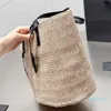 2023-Designer Beach Tas Straw Tote Vrouwen Designers Handtas Dames Fashion Classic Large Capaciteit Lady Solid Color Tote Bag