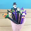 Andra festliga festförsörjningar Halloween Ballpoint Pen Pumpkin Witch Personlig oljepennor Annonsering Pen Happy Helloween Party Decor Trick or Treat Supplies L0823