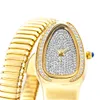 Orologi da polso MISSFOX Snake Full Diamond Orologio da donna Bracciale in oro argento Orologi Lady Fashion Party Donna Orologi al quarzo Relogio Feminino 230823