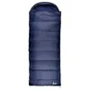 أكياس النوم DZQ 30 درجة مقنعين حقيبة نوم مستطيلة الأزرق 35 "x88" لوازم النوم الخفيفة الوزن 230823