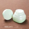 Speicherflaschen Gläser 5pcs Lot leerer Gradient Green Glass Press Pumpe Sprühflaschen Lotion Cream Kosmetische Packungsbehälter268r