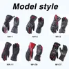 Five Fingers Gloves Motorcycle Heated Winter Waterproof Carbon Fibre Heating Snowmobile Touch Screen Battery Powered 230823