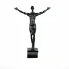 Obiekty dekoracyjne figurki 1PC wspinaczka Man Man Man Rzeźby Miejsce żywica Statua wspinaczka