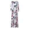 Basic Casual Dresses Summer Maxi Dress Women Pink Floral Print Boho Beach Dress Ladies Evening Party Long Dress Sundress Vestidos de festa 3XL 230823