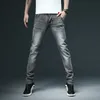 Men's Jeans Men's Skinny White Jeans Fashion Casual Elastic Cotton Slim Denim Pants Male Brand Clothing Black Gray Khaki 230822