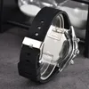 Novo relógio de moda MONS MOVIMENTO AUTOMÁTICO DE quartzo de alta qualidade Hora de relógio de pulso Exibir cinta de metal de luxo simples Popular Watch Rubbers Bandos de borracha