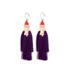 dangle earrings boho ethnic tassel earring for women india long fringe drop statem