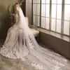 Brautschleiern Frauen 250 cm lange Applikationen Hochzeit für Bräute 2023 Soft Tulle Chapel Schleier mit Kamm One -Layer Velos Para Novia