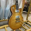 1959 tribute to Gary More Peter Green Flame Beige top relic Smoked Sun Blast electric guitar a piece of mahogany body, a PC neck