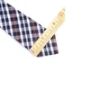Bow Ties Luxury 8cm Mens Necktie Plaids Patterns Gray Blues for Man Shirt Jacquard Cravat Business Party Accessories