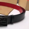 CL Belt Man for Woman Belts Mens Womans Leather Calfskin 38 MM Weistband Bost Red T0P 5A Free Count