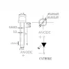 Diode chapeau de paille 5mm, 1000 pièces/lot, blanc, rouge, bleu, vert, jaune, Kit LED Ultra lumineux, Diode lumineuse LED LL, vente en gros