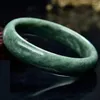 Bangle Natural Jade Women Men orygine jadeite grzywny prezent biżuterii dla kobiet prawdziwa jades kamienna bransoletka akcesoria biżuterii