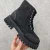 Stivali firmati Stivali stringati di alta qualità Stivali da donna da uomo Stivaletti mezzi Scarpe stile classico Stivali da neve autunnali invernali Stivaletti in tela di nylon s03