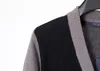 NOUVEAU Cardigan pour hommes et femmes pull mode homme bouton décontracté pull à manches longues lettre impression pull pull en laine M-3XL01