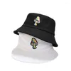 Beretti 2023 Hat bucket Women Fungo Stampa maschi di moda Panama Fisherman Hat Coppia Protezione Sunshine Beach Outdoor
