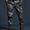 Pantalons pour hommes Pantalons décontractés kaki de haute qualité pour hommes, jogging tactique militaire, pantalon cargo de camouflage, multi-poches, pantalon de l'armée noire 230822