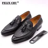 Dress Shoes Winter Shoes Mens Loafers Genuine Leather Hand Painted Slip On Men's Dress Shoes Party Elegant Casual Business Shoes 230822