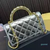 Designers Classic Flap Crossbody Bags Mini Handbags High Quality Quilted Matelasse Hollow Handle Women Chain Shoulder Bag Totes