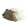 Copricapo vintage hat hat women women big boro organza telame celebrità cappelli eleganti accessori per matrimoni retrò poo ysan1099