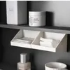 Storage Boxes Self-adhesive Box Creative Idea Ideal Home Decoration Multi-functional Design Simple And Divided Wall