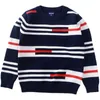 Pullover Boys Sweater Children Knitted Pullover Clothes Autumn Boy Baby Child Cotton Striped Infant Baby Sweaters Toddler 27y 230822