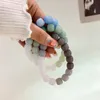 Bracciale Aishg Trendy gradual Handing Women Women Natural Lava Stone Tiger Eye Braccialetti Yoga Braccialetti Elastici Gioielli