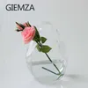 GIEMZA Acrylic Bag Vase Transparent Bags Shopping Basket Desktop Small Fish Tank Flower Pots Fashion Street Shot Props HKD230823