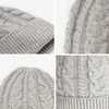 Beanie/Skull Caps BEAUTODAY Warm Woolen Hats Women Genuine Sheep Wool Solid Color Winter Ladies Accessories Handmade 96512 230822