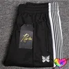 Pantalones para hombres Agujas multicolores Deporte Hombres Mujeres 1 Alta calidad Multi bordado Mariposa Raya AWGE Pantalones 230822