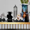 Kerzenhalter Keramic Little Ghost Halloween Styling Candlestick Pearl Glaze Candlestick Creative Decoration Persönlichkeit Festival Dekor 230822