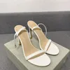 Dress Shoes European And American Open Toe High Heel Women's With Back Strap Sexy Sandals Professional Office