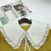 Bow Ties Autumn Shirt Fake Collars Shawl For Women Removable Necklace False Girls Shoulder Wrap Nep Kraagie