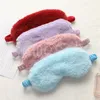 Super Soft Plush Eye Masks Silk Love Eye Cover Plush Sleeping Mask Eyepatch Cartoon Tuppla Eye Shade Blindbind DB467