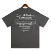 Mens T Shirt Hellstar Mens Designer Herrkläder Mens Polo Shirt American Hip Hop Avatar Print Kort ärm Sweatshirt