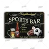 Marque de bière peinture en métal café Vintage bière plaques en métal homme grotte café Pub Club maison décoration murale signes en étain Plaque rétro 20 cm x 30 cm W01