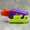 Decompressie speelgoed 3D printen rechte sprong zwaartekracht wortel mes decompressie duwkaart klein speelgoed nieuwheid vorm shifting speelgoed mini model kinderen cadeau l230823