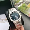 2023 رجال النساء الساعات الميكانيكية الميكانيكية مصمم الساعات عالية الجودة 42 مم Nautilus boutique Steel Strap Watches for Men Wholesale Watch Gift