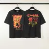 Roupas de moda de grife masculino de luxo camisetas camisetas bibb tour ozzy band rand tauren lavado camiseta de manga curta velha