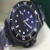 Topkwaliteit 44 mm zeeweller 116660 Blue Black Dial Ceramic Bezel Sapphire Asia 2813 Movement Automatische herenpolhorloges224J