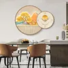 Wandklokken moderne luxe decoratieve horloges woonkamer huishouden mode creativiteit ronde eenvoudig